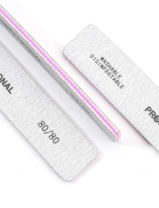 1pc 80/80 Professional Nail File