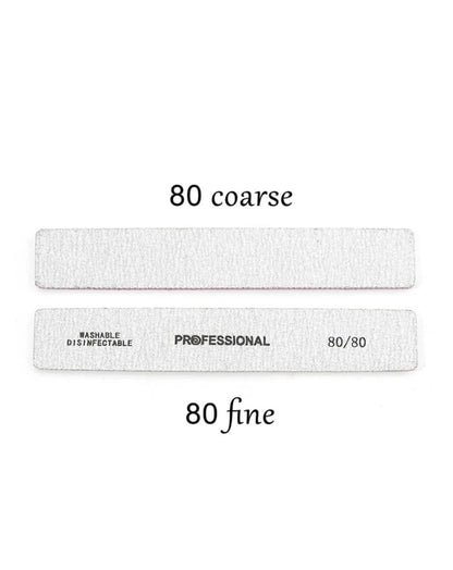 1pc 80/80 Professional Nail File