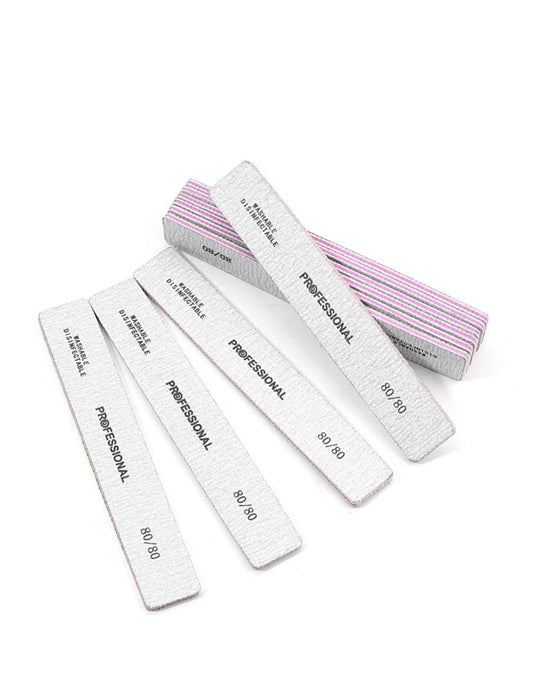 1pc 80/80 Professional Nail File
