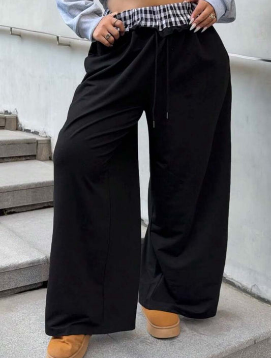 Black Plus Size Pants - SIZE 0XL