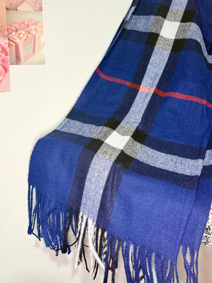 1pc Women's Fashion Plaid Scarf