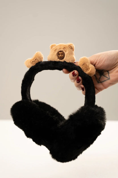 1pc Foldable Bear Design Earmuff