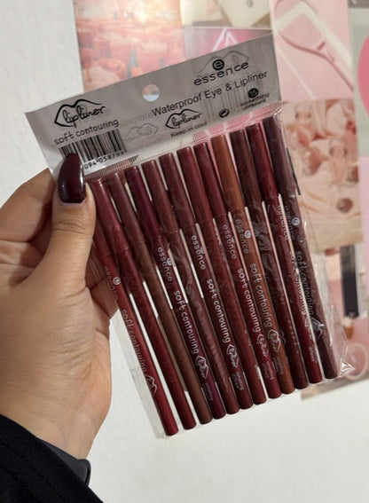 Nude Lip Liner Set – Soft Contour Long-Lasting 12 Lip Pencils
