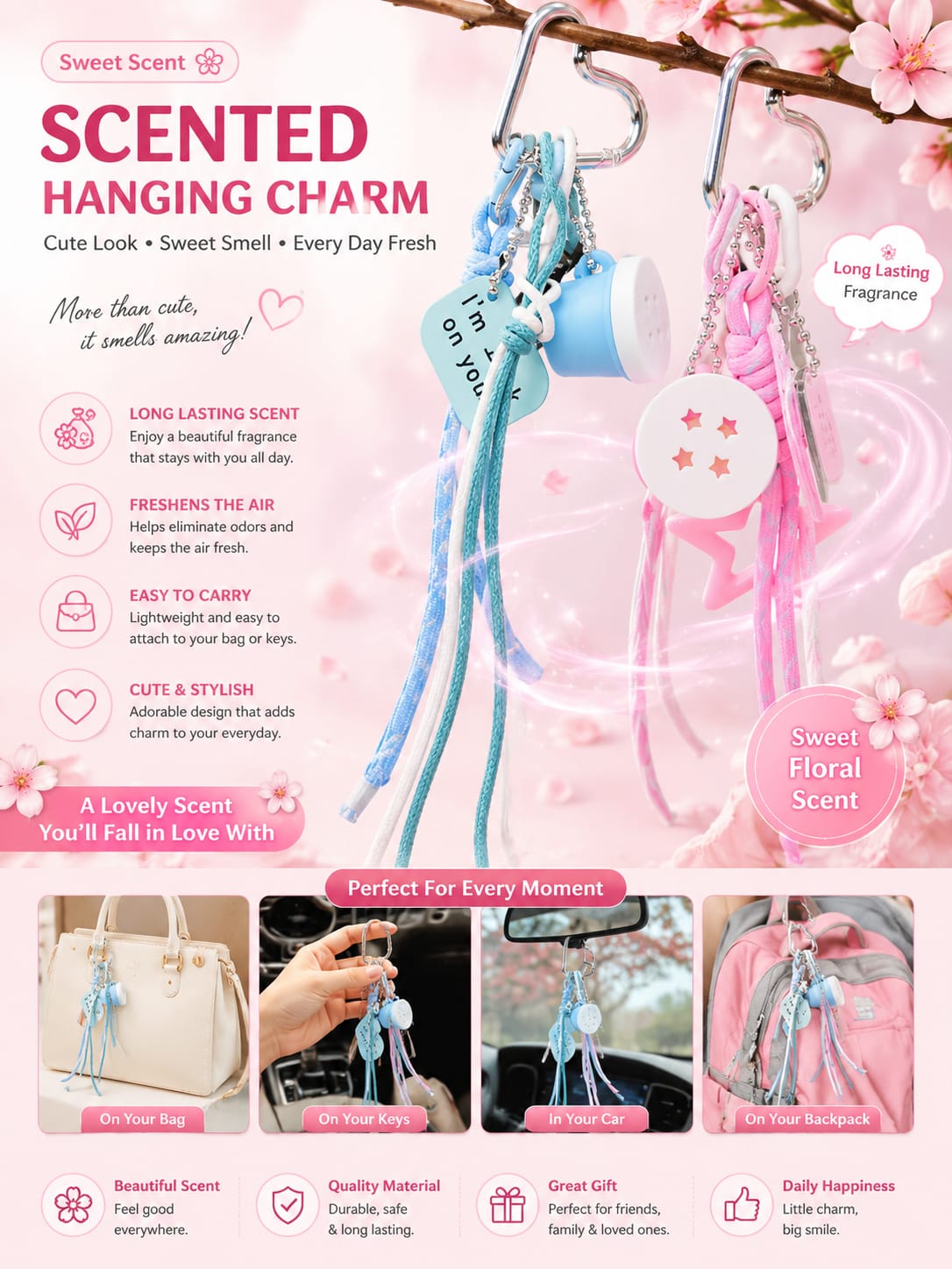 Sweet Scent Hanging Charm