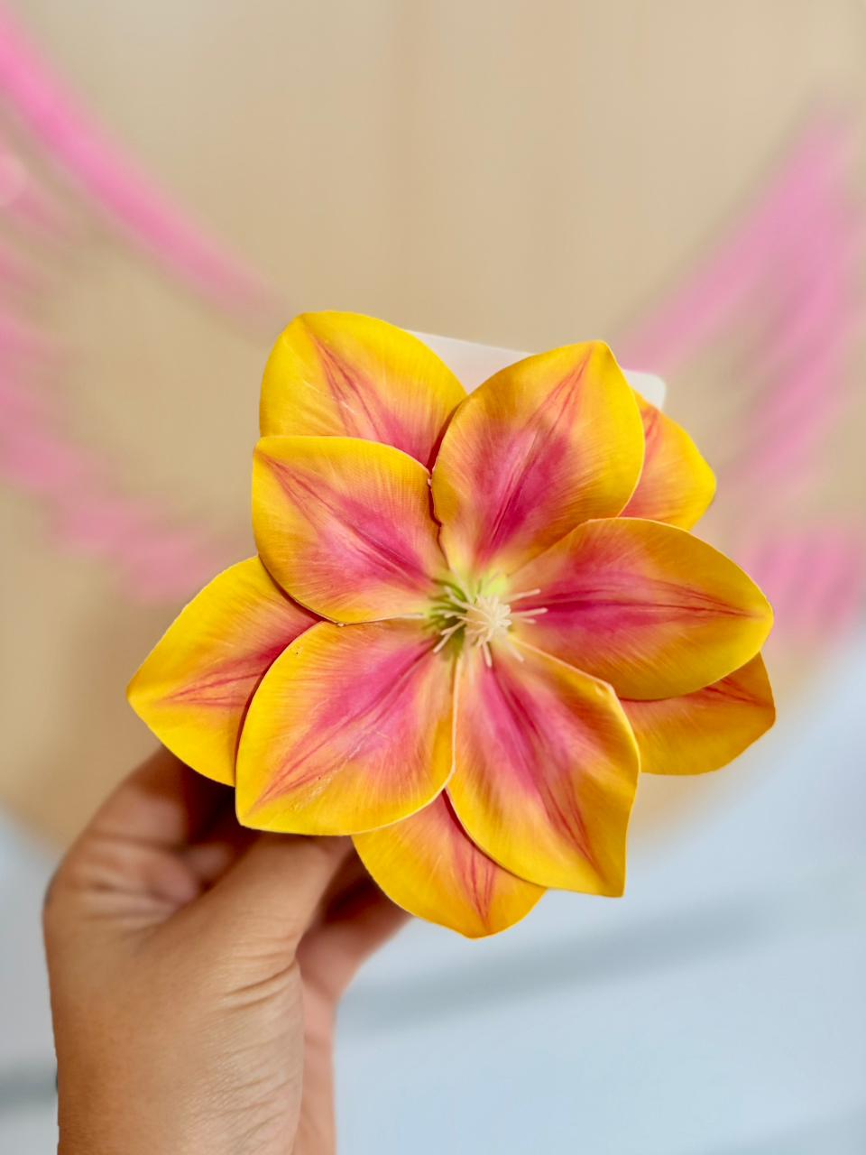 Oversized Bloom Flower Hair Claw Clip