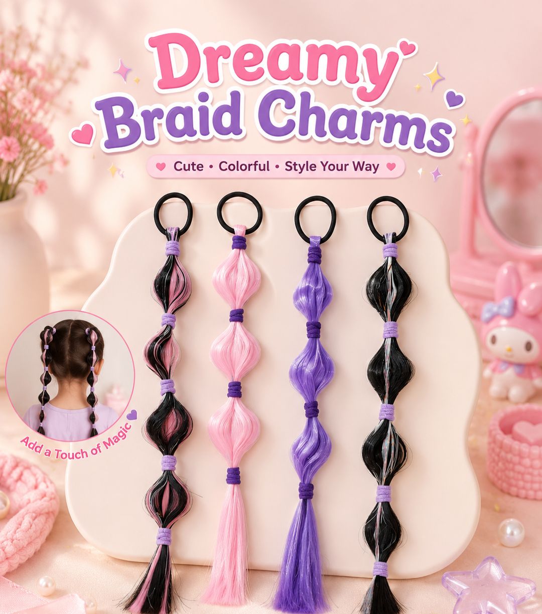 Dreamy Braid Charms