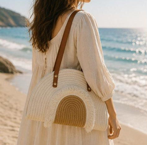 Boho Rainbow Summer Tote