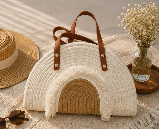 Boho Rainbow Summer Tote