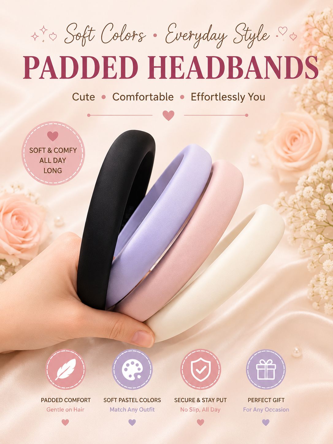 Soft Padded Daily Headband
