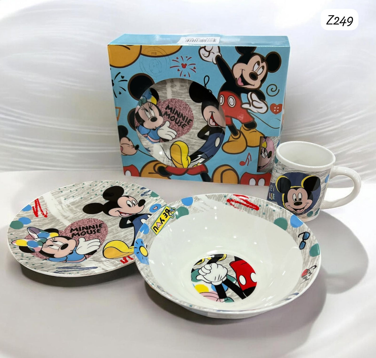 Micky & Minnie Mouse 3pcs Set