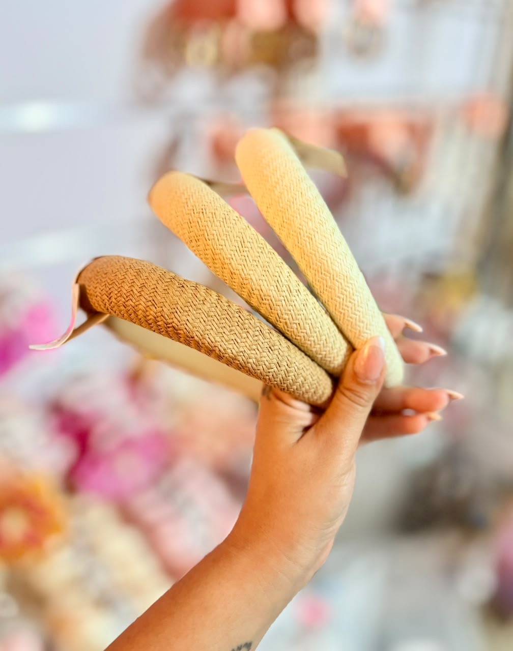 Woven Straw Hair Band