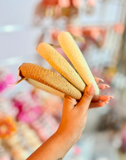 Woven Straw Hair Band