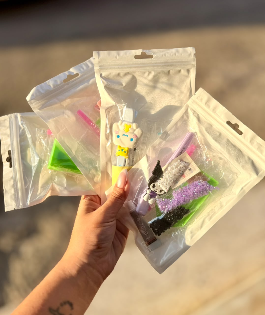 Rhinestone Hair Clip Kit