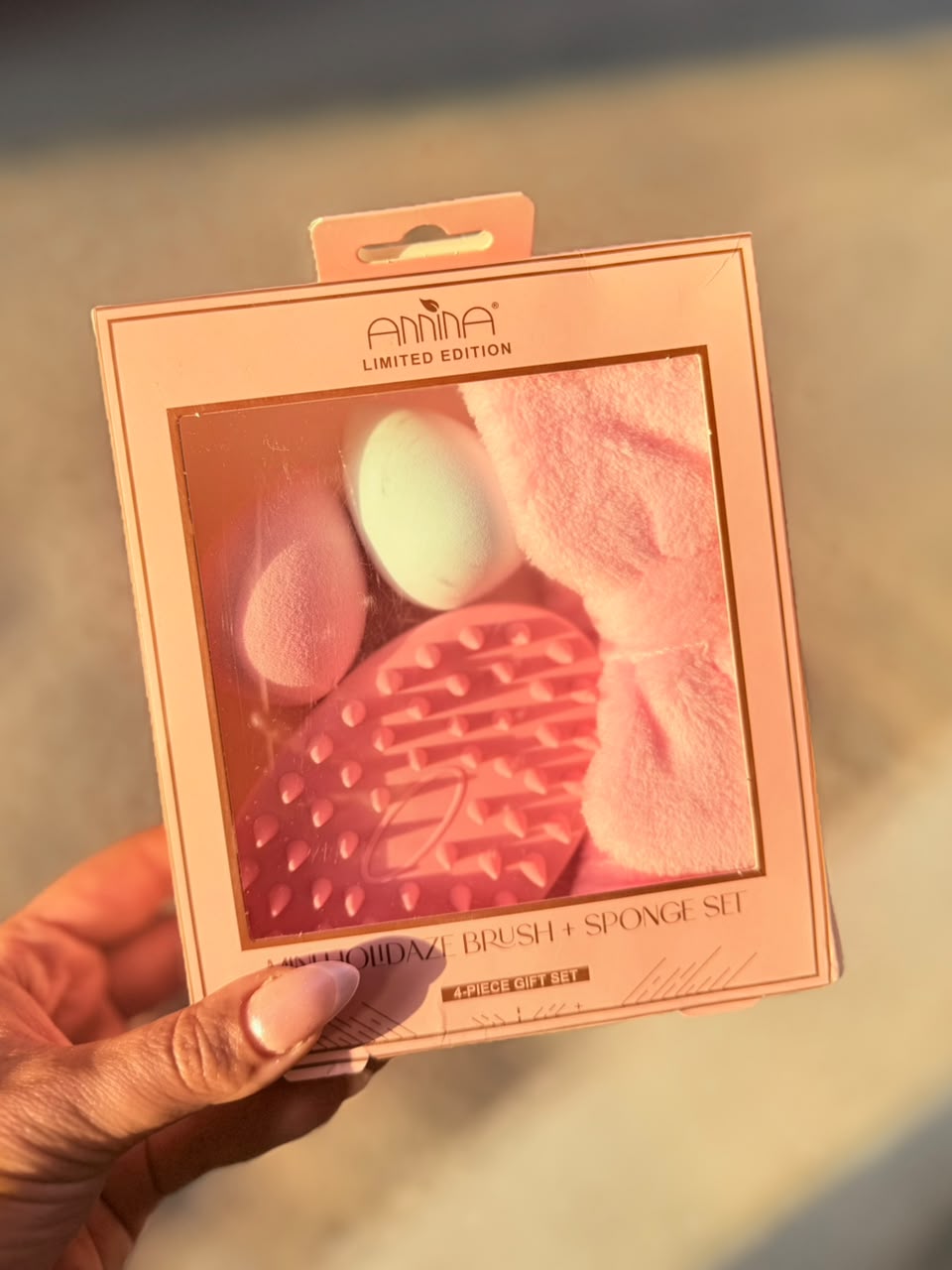 4pcs Holidaze Brush + Sponge Gift Set