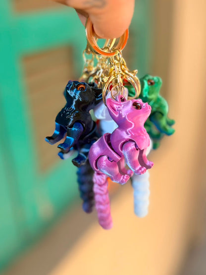 Mixed Color Changing Animal Keychain