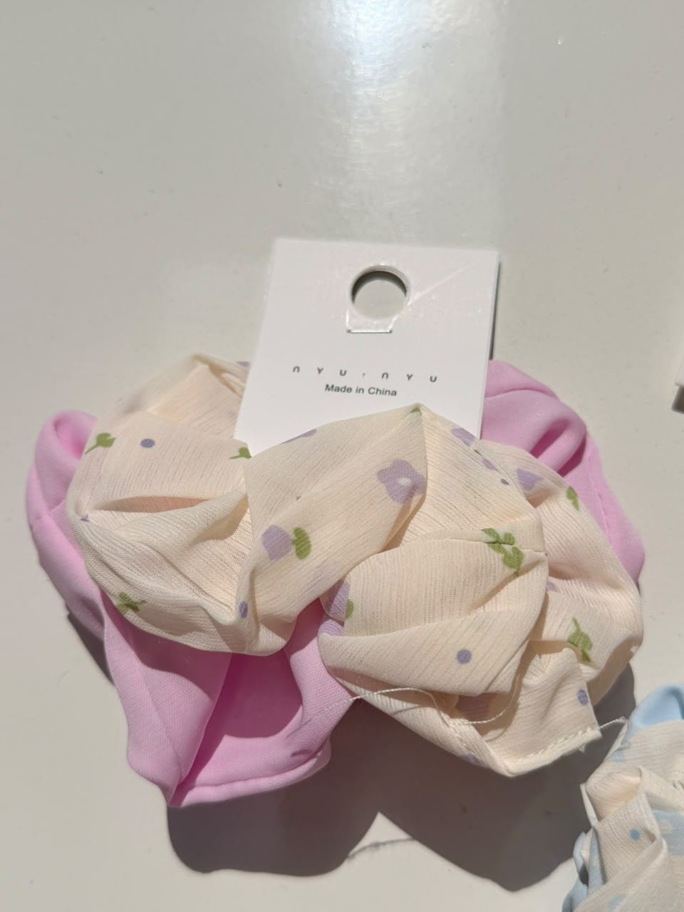 Petal Breeze Scrunchie Duo