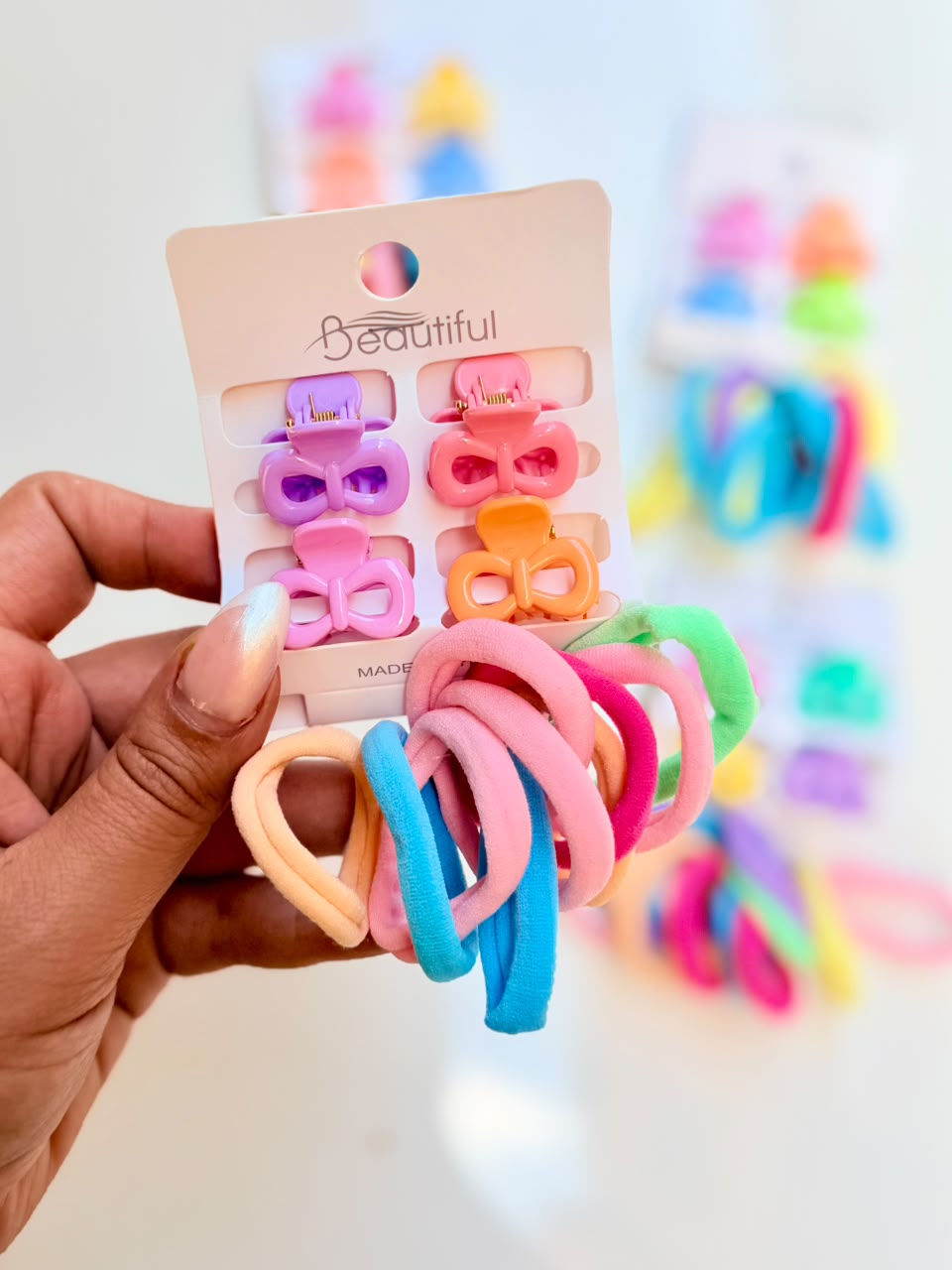 Candy Bow Hair Set