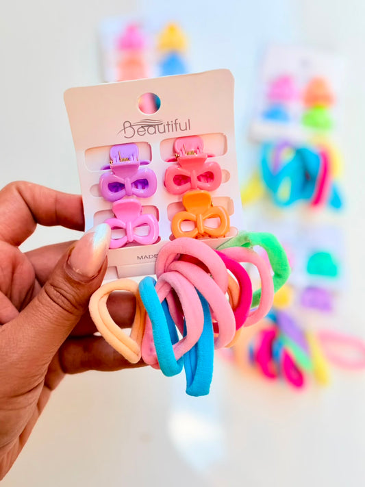 Candy Bow Hair Set