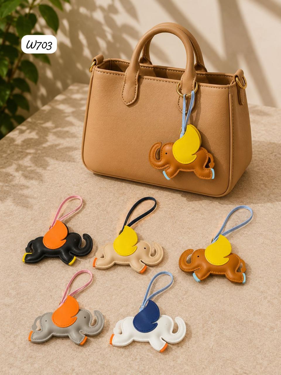 Flying Elephant Bag Charm