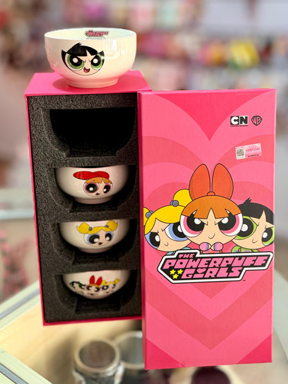 Powerpuff Girls Ceramic Bowl Set (4 Pieces)