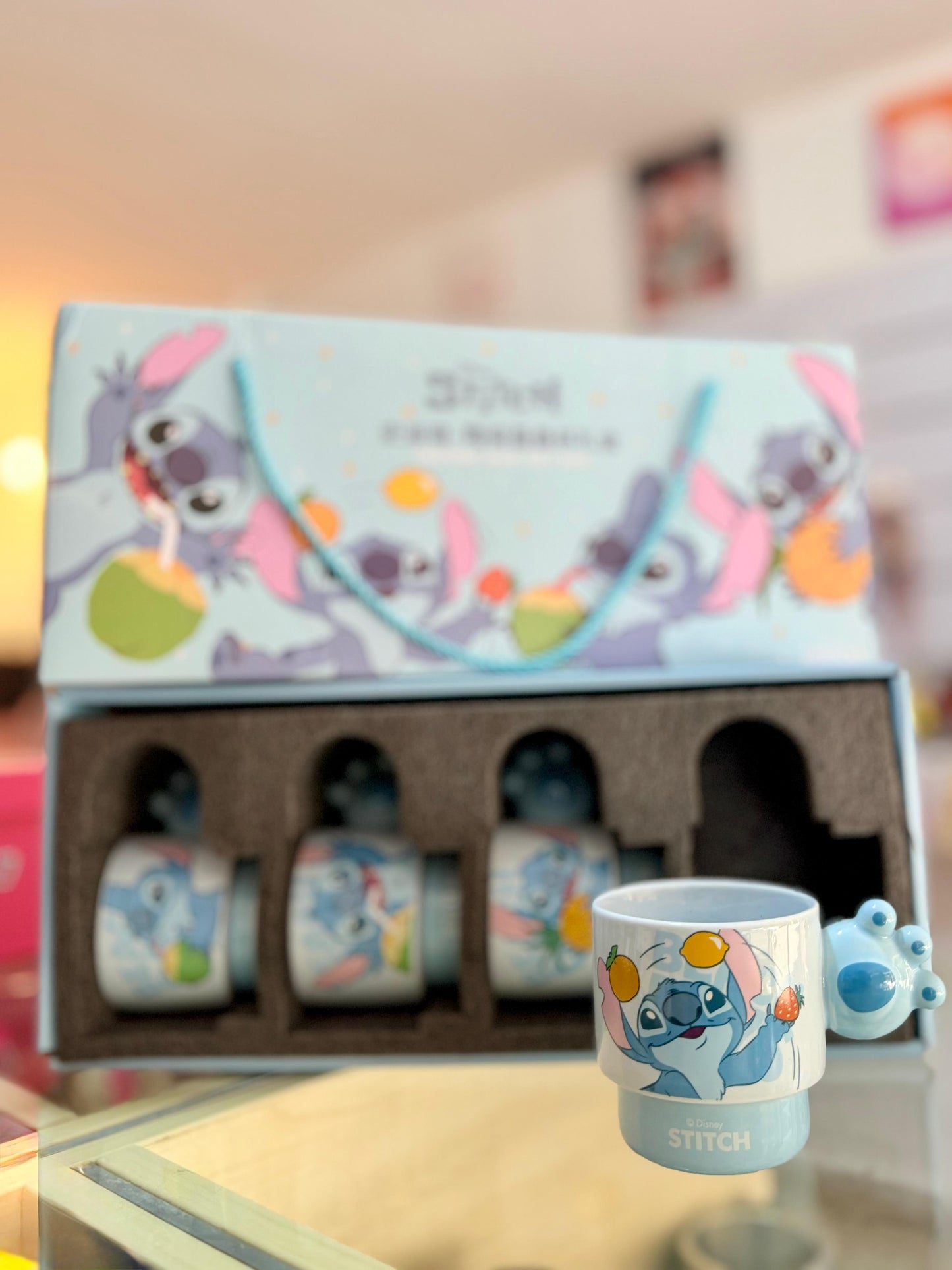 Stitch Ceramic Cup Gift Set