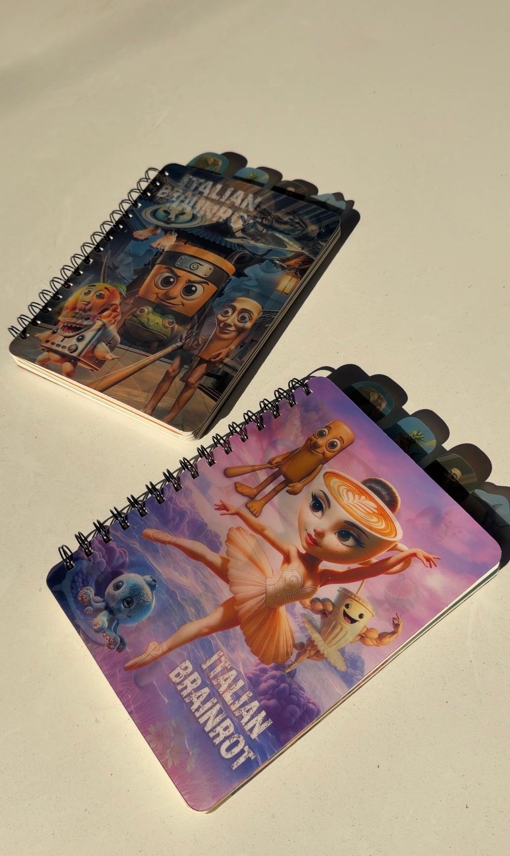 Italian Brainrot Spiral Notebook