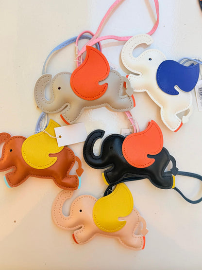 Flying Elephant Bag Charm