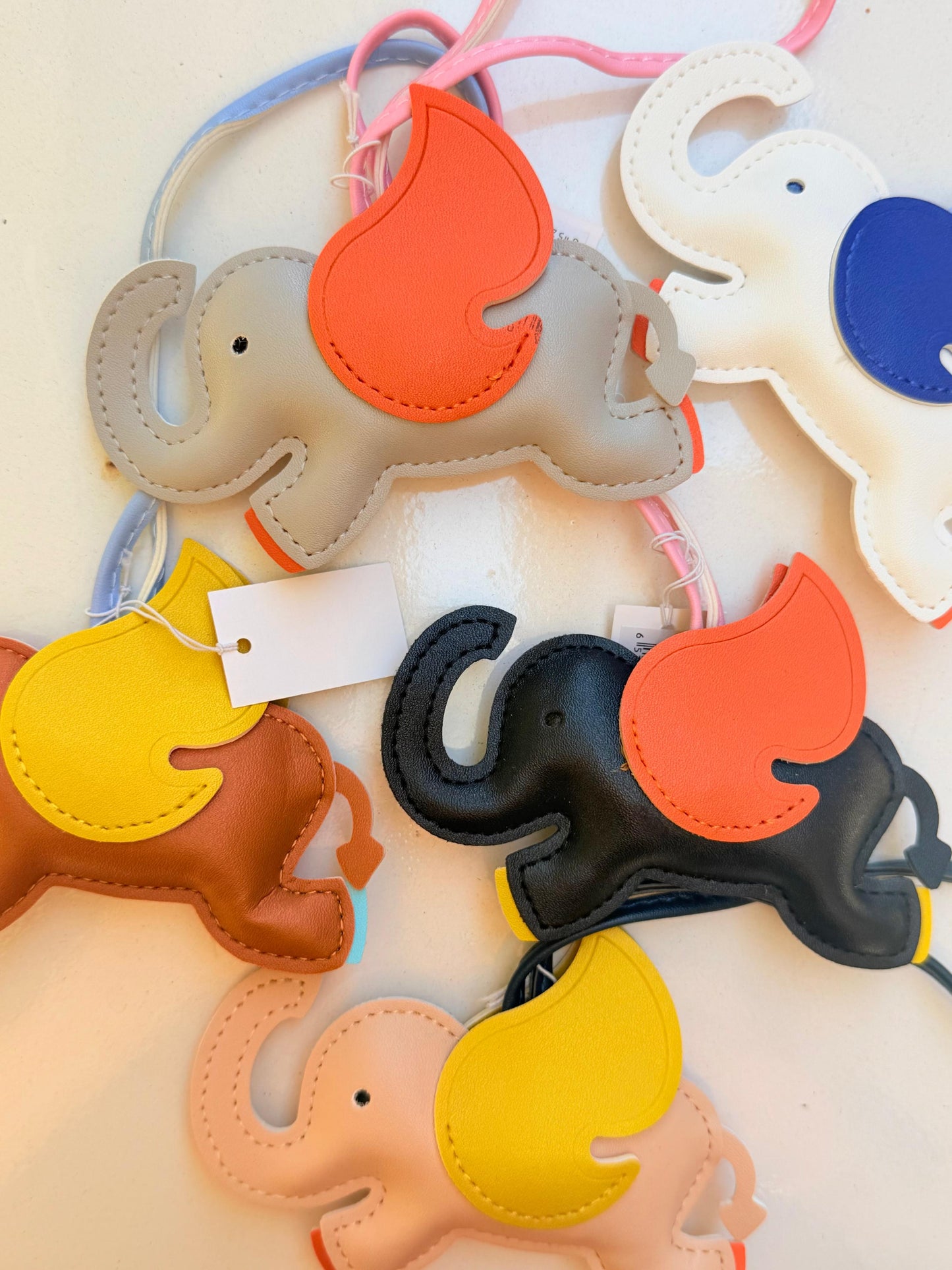 Flying Elephant Bag Charm