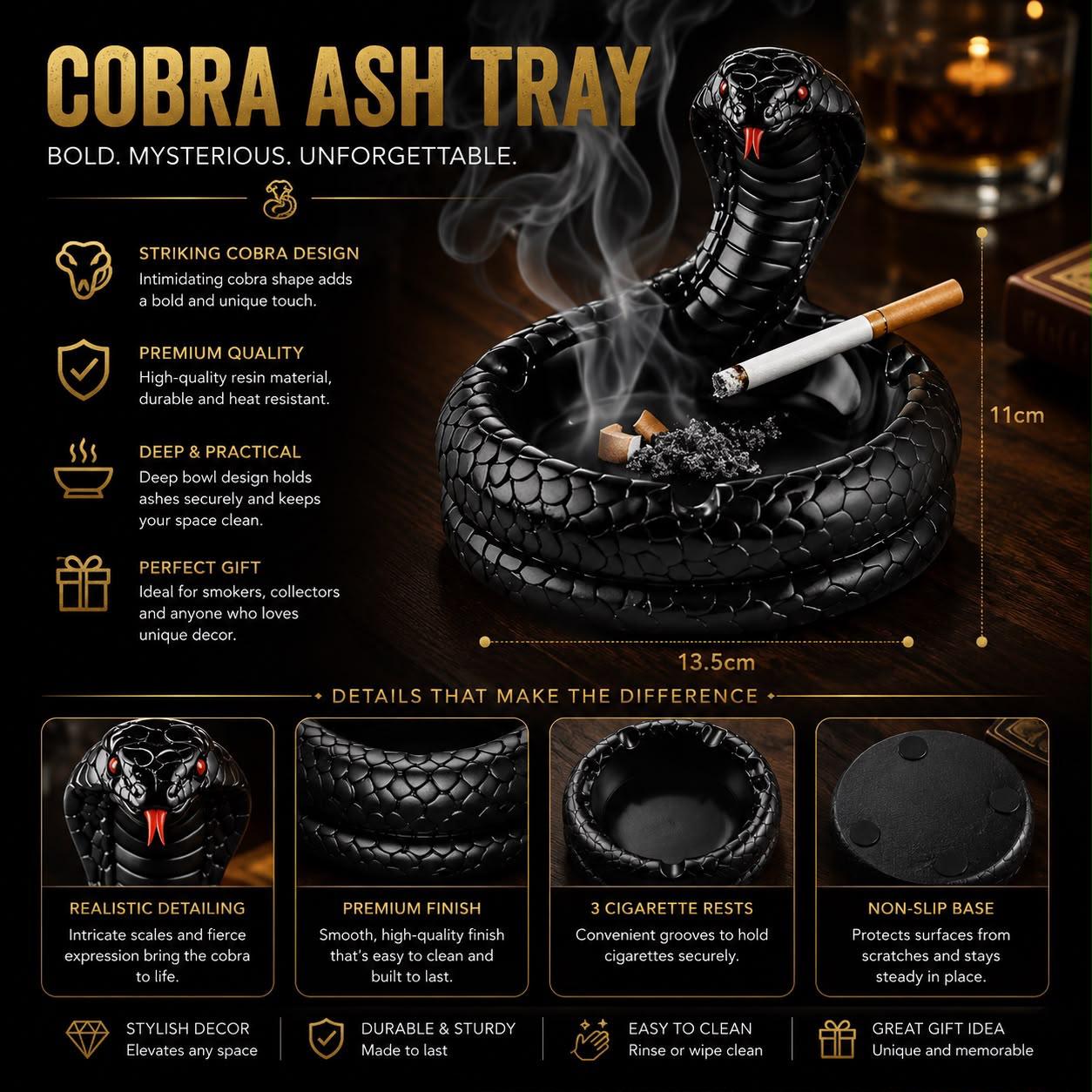 Cobra Guardian Ashtray