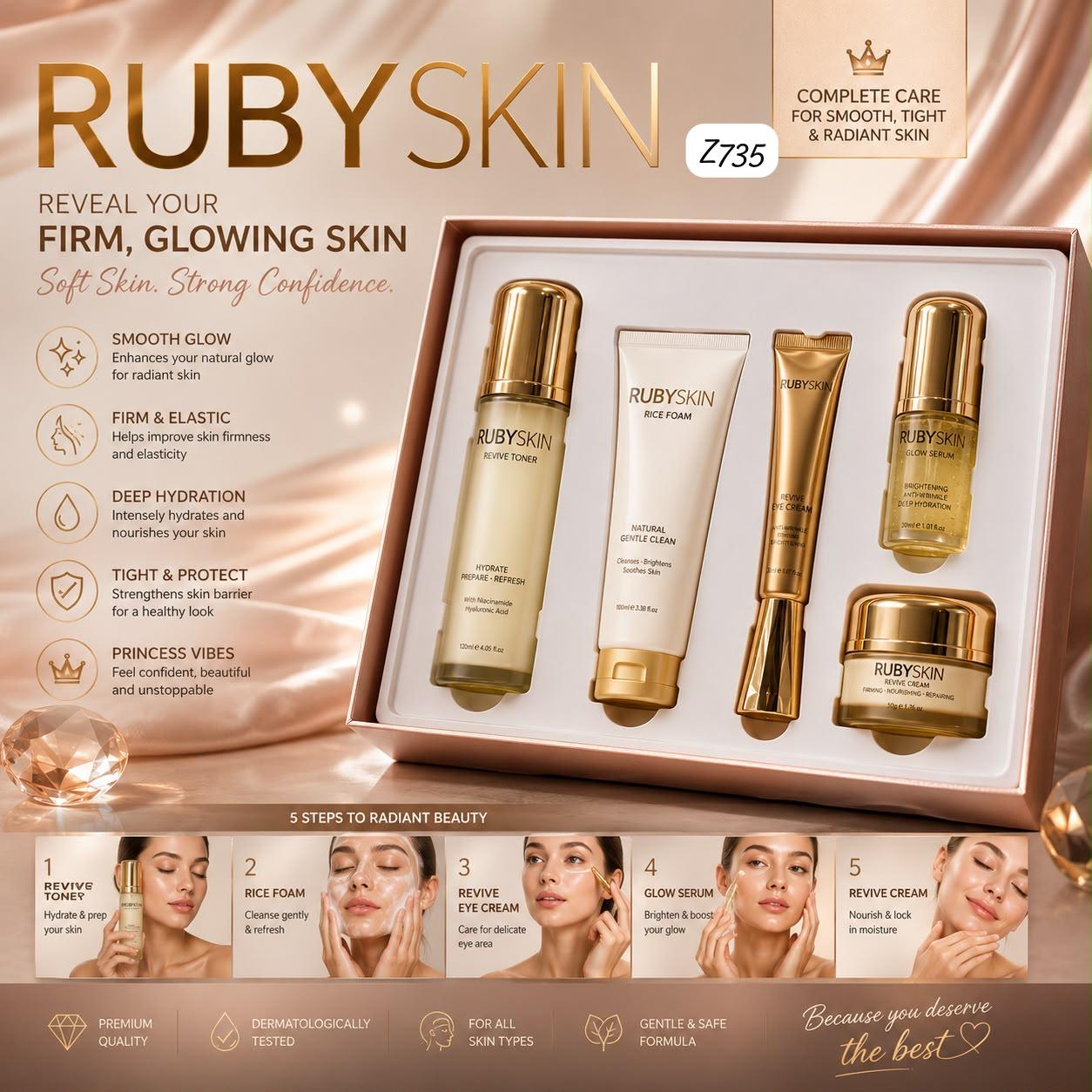 RUBYSKIN Reveal Your Firm Glowing Skin