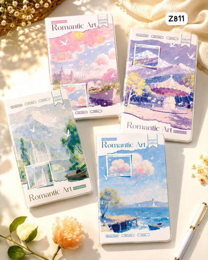 Romantic Art Notebook - 95mm x 175mm