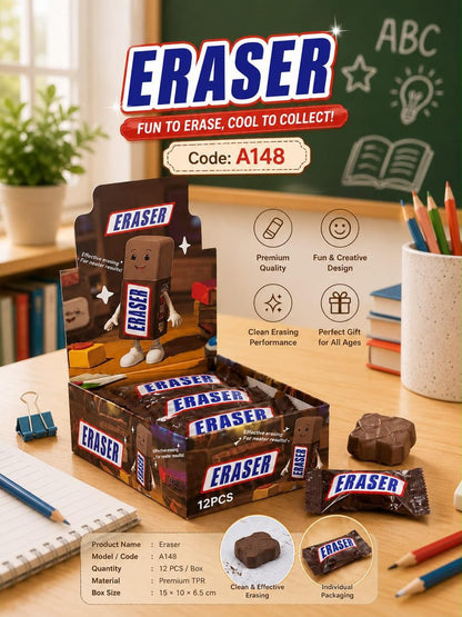 Mini Chocolate Pencil Eraser
