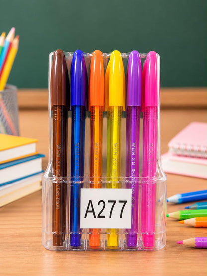 Colorful 12pcs Ball Point Pen Set