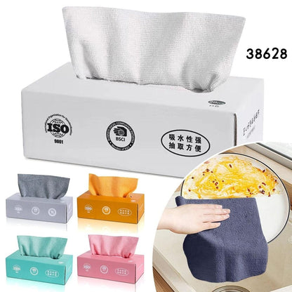 Removable Microfiber Cleaning Cloth - 20pcs