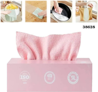 Removable Microfiber Cleaning Cloth - 20pcs