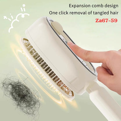 Electric Spray Retractable Air Cushion Comb - Purple