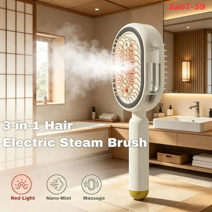 Electric Spray Retractable Air Cushion Comb - Purple