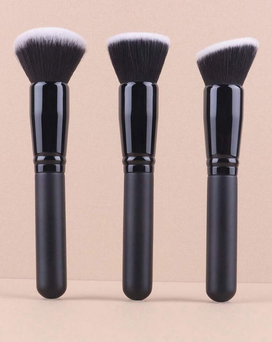3pcs Loose Powder Brush, Foundation Brush, Blush Brush