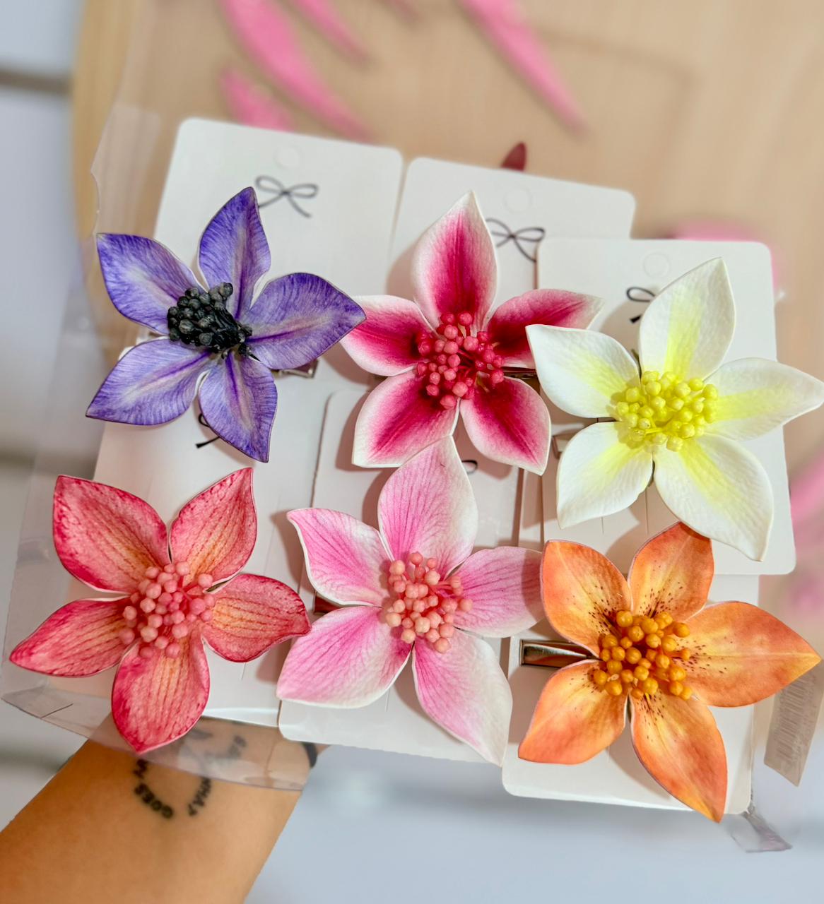 Floral Petal Hair Clip