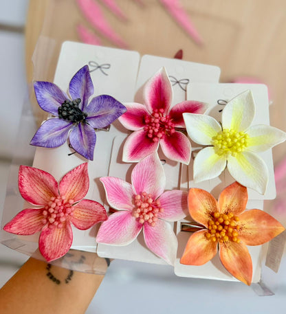 Floral Petal Hair Clip