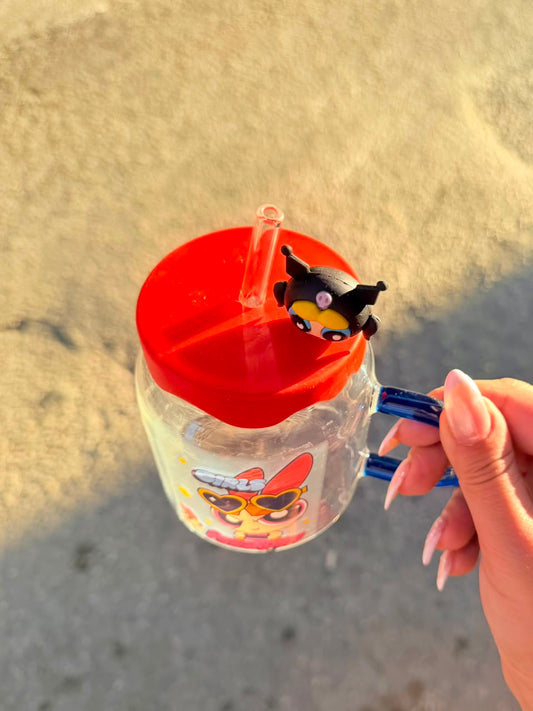 Powerpuff Girls Glass Cup