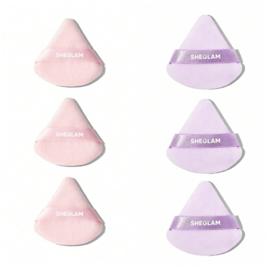 SHEGLAM Insta-Ready Powder Puff Triangle Shaped 3pcs Set