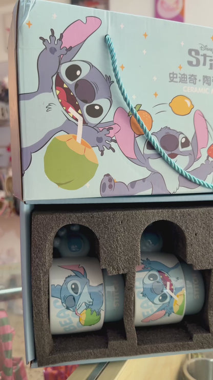 Stitch Ceramic Cup Gift Set