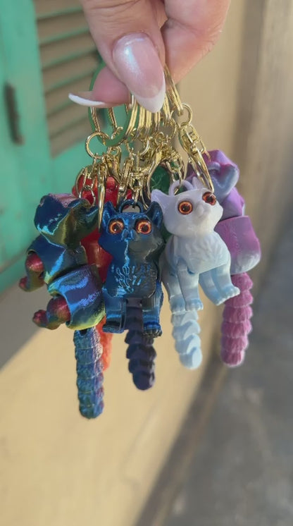 Mixed Color Changing Animal Keychain