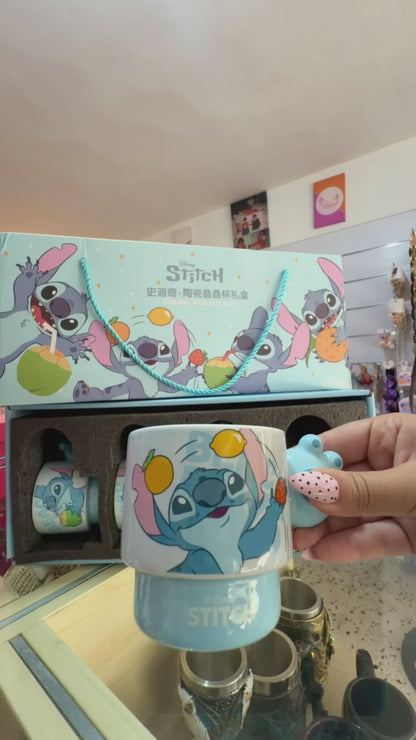 Stitch Ceramic Cup Gift Set