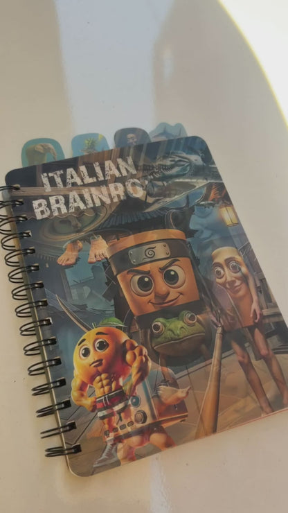 Italian Brainrot Spiral Notebook