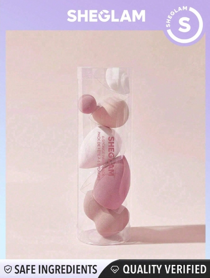 SHEGLAM 6pcs Sponges Set